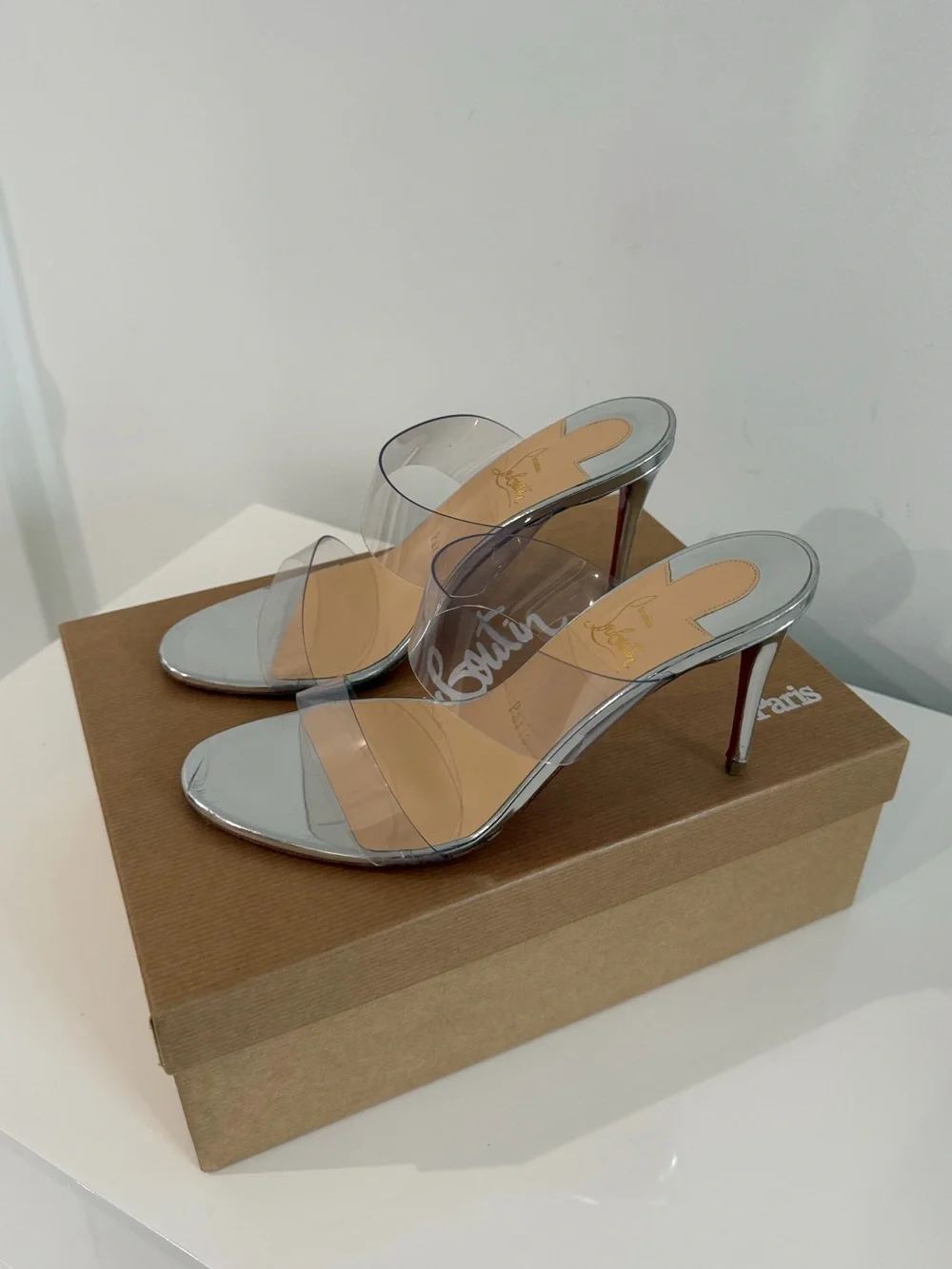 Christian Louboutin elegant clear